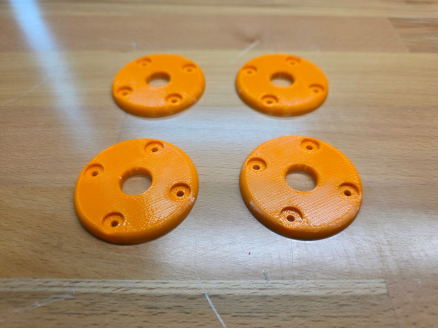 Hood Pin scuff pads - Orange
