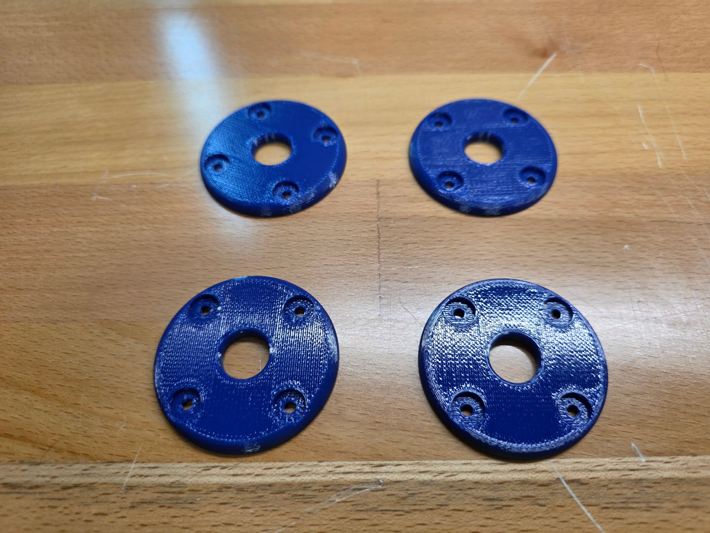 Hood Pin scuff pads - Dark Blue