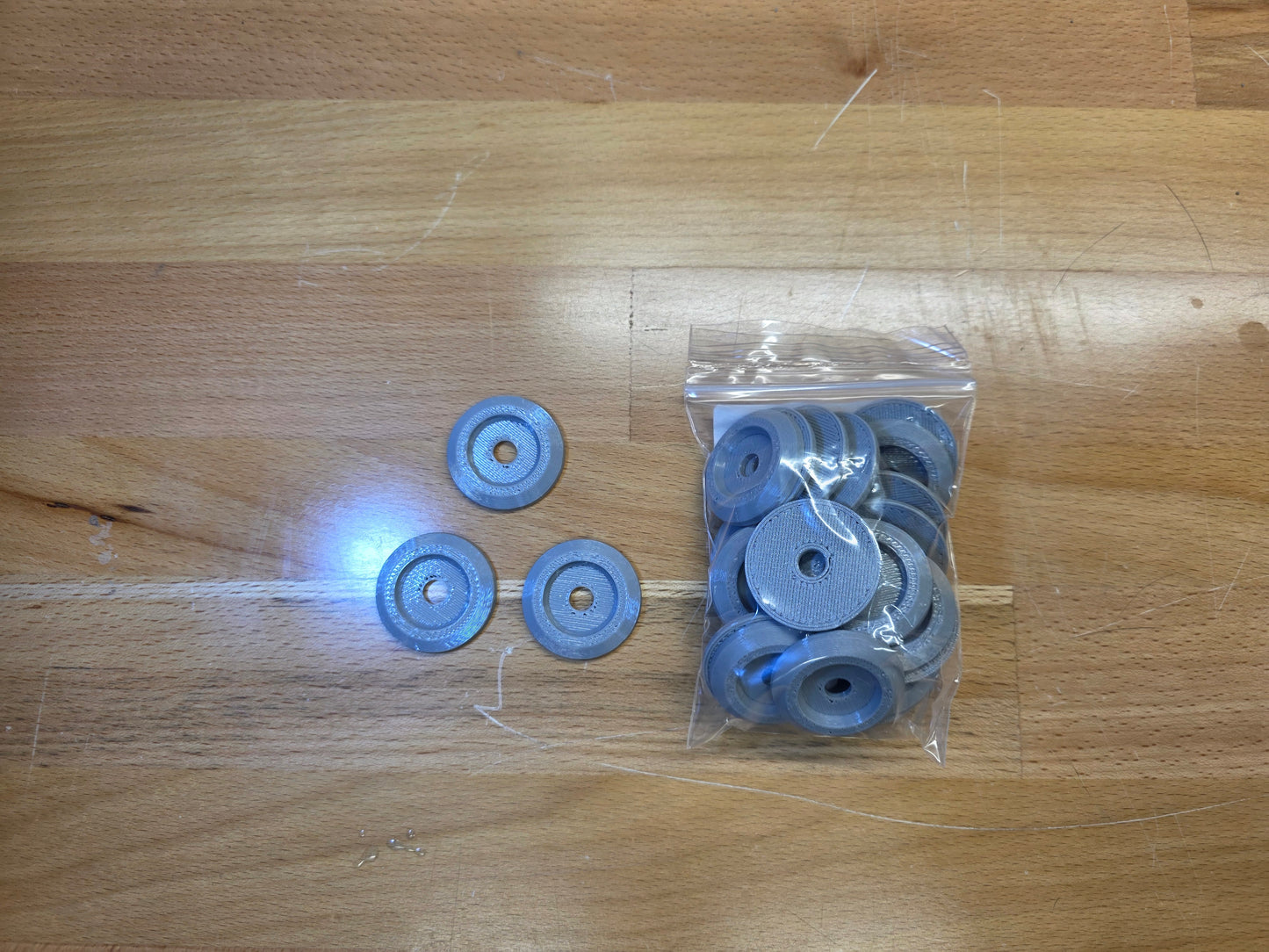 Racecar Body Bolt Washers - Gray