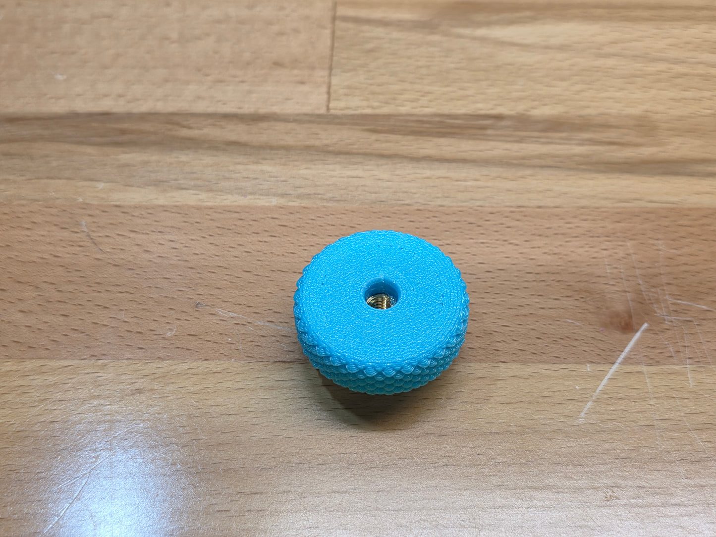 Air Cleaner Nut, for 1/4" Stud - Sky Blue