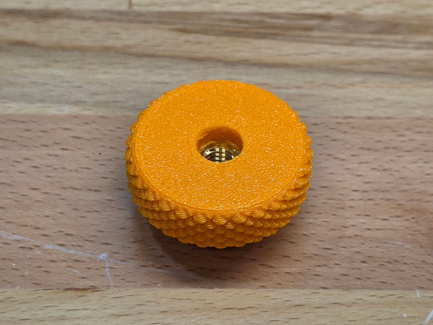 Air Cleaner Nut, for 1/4" Stud - Orange