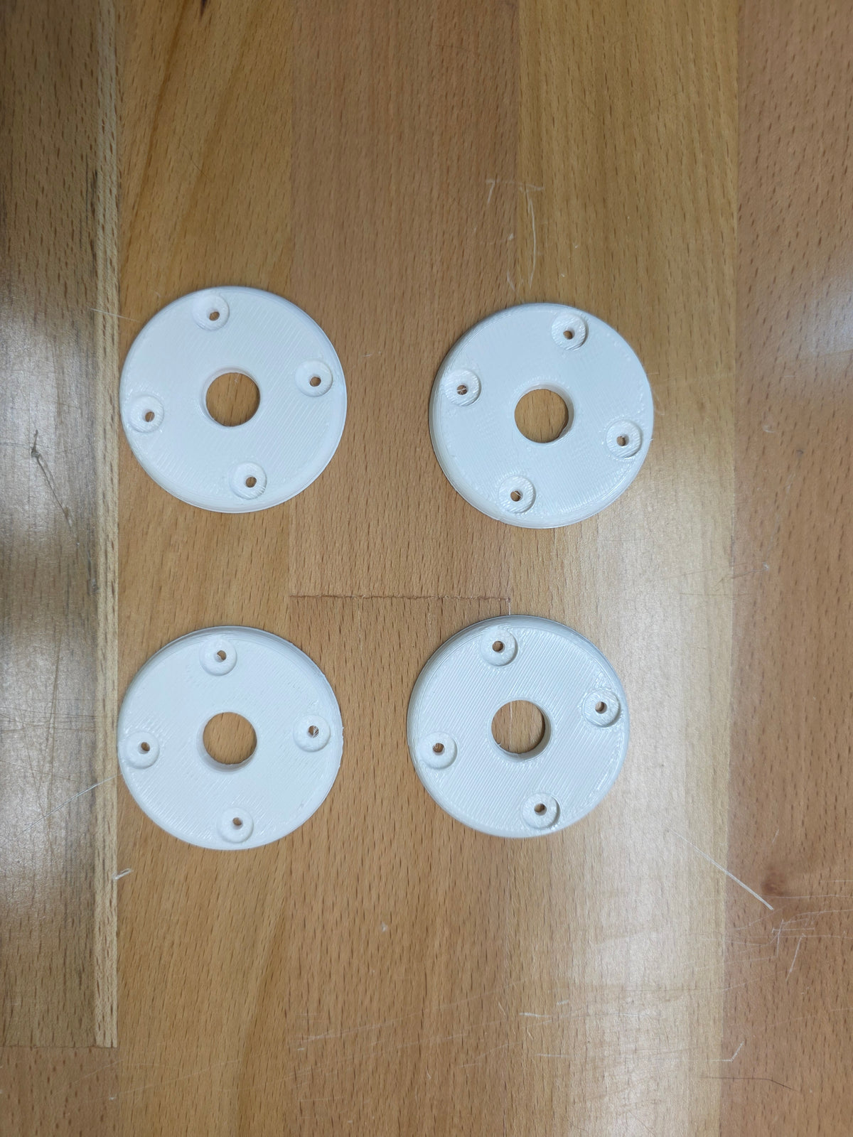 Hood Pin scuff pads - White
