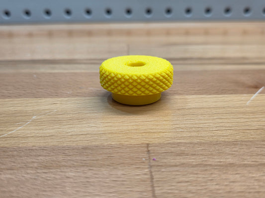 Air Cleaner Nut, for 1/4" Stud - Yellow