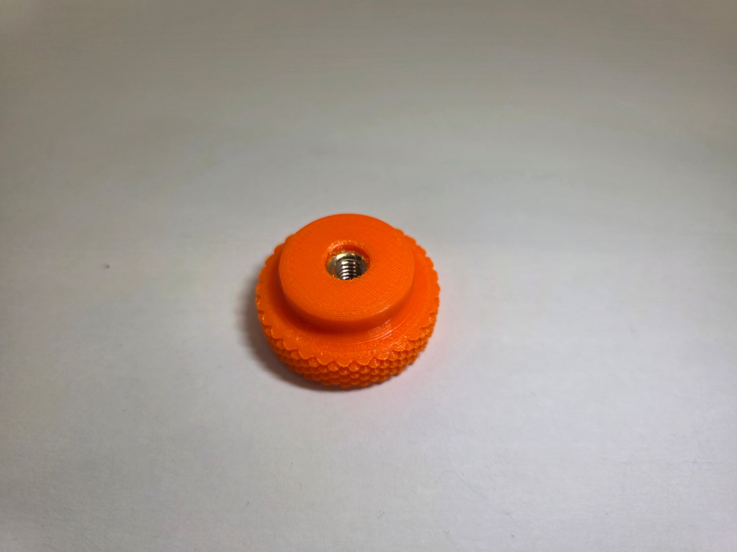 Air Cleaner Nut, for 1/4" Stud - Neon Orange