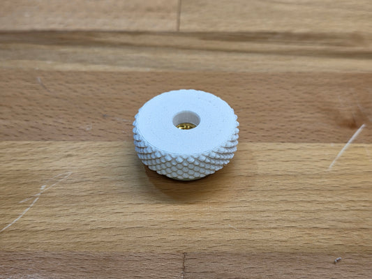 Air Cleaner Nut, for 1/4" Stud - White