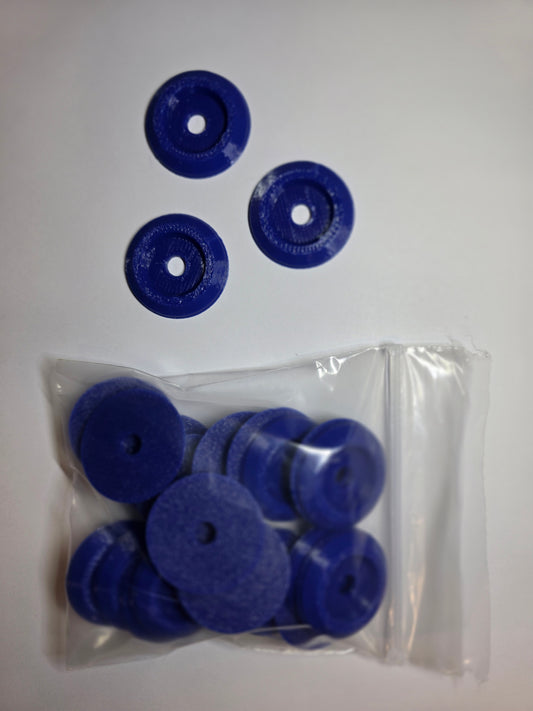 Racecar Body Bolt Washers - Dark Blue