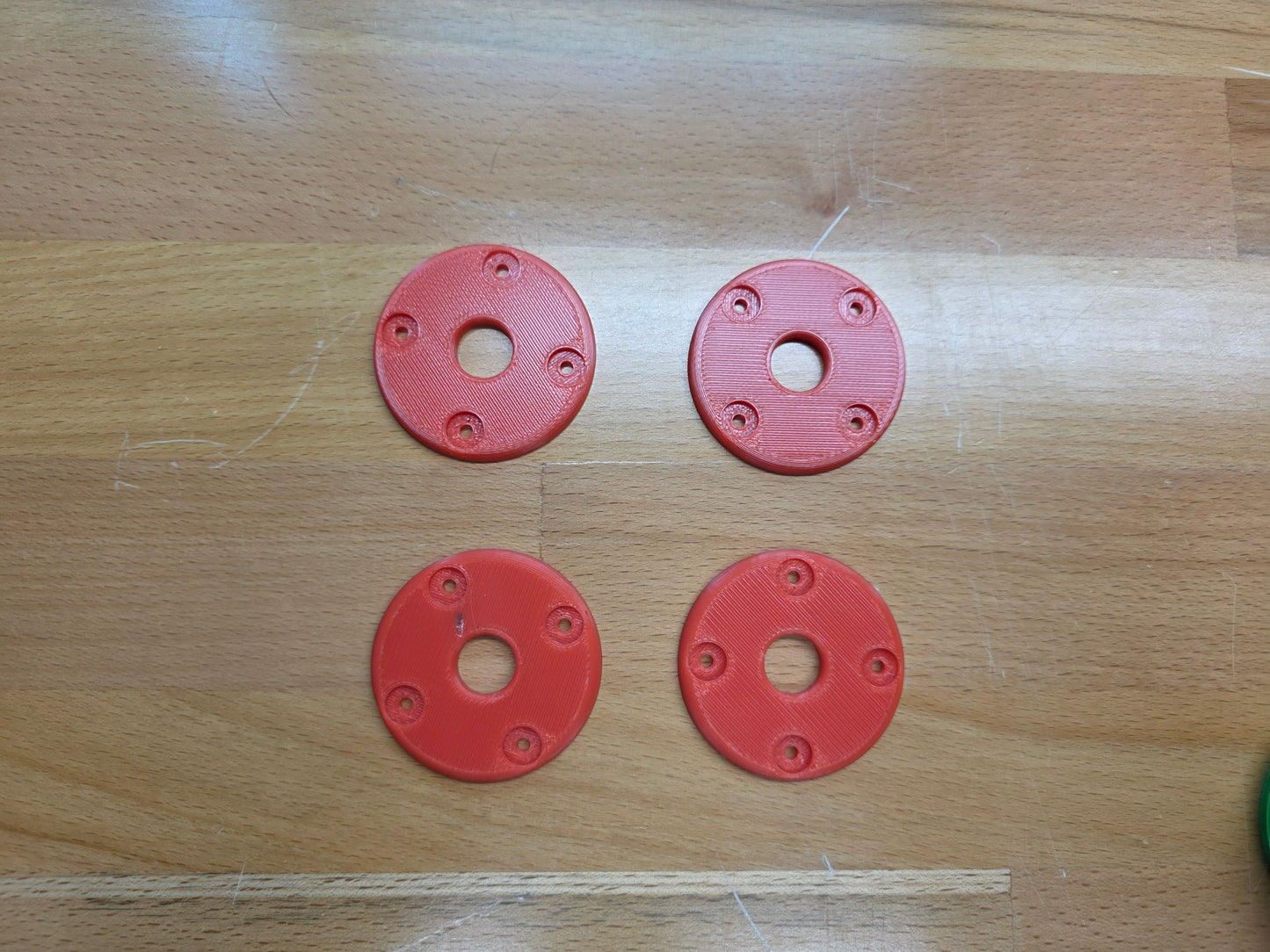 Hood Pin scuff pads - Red