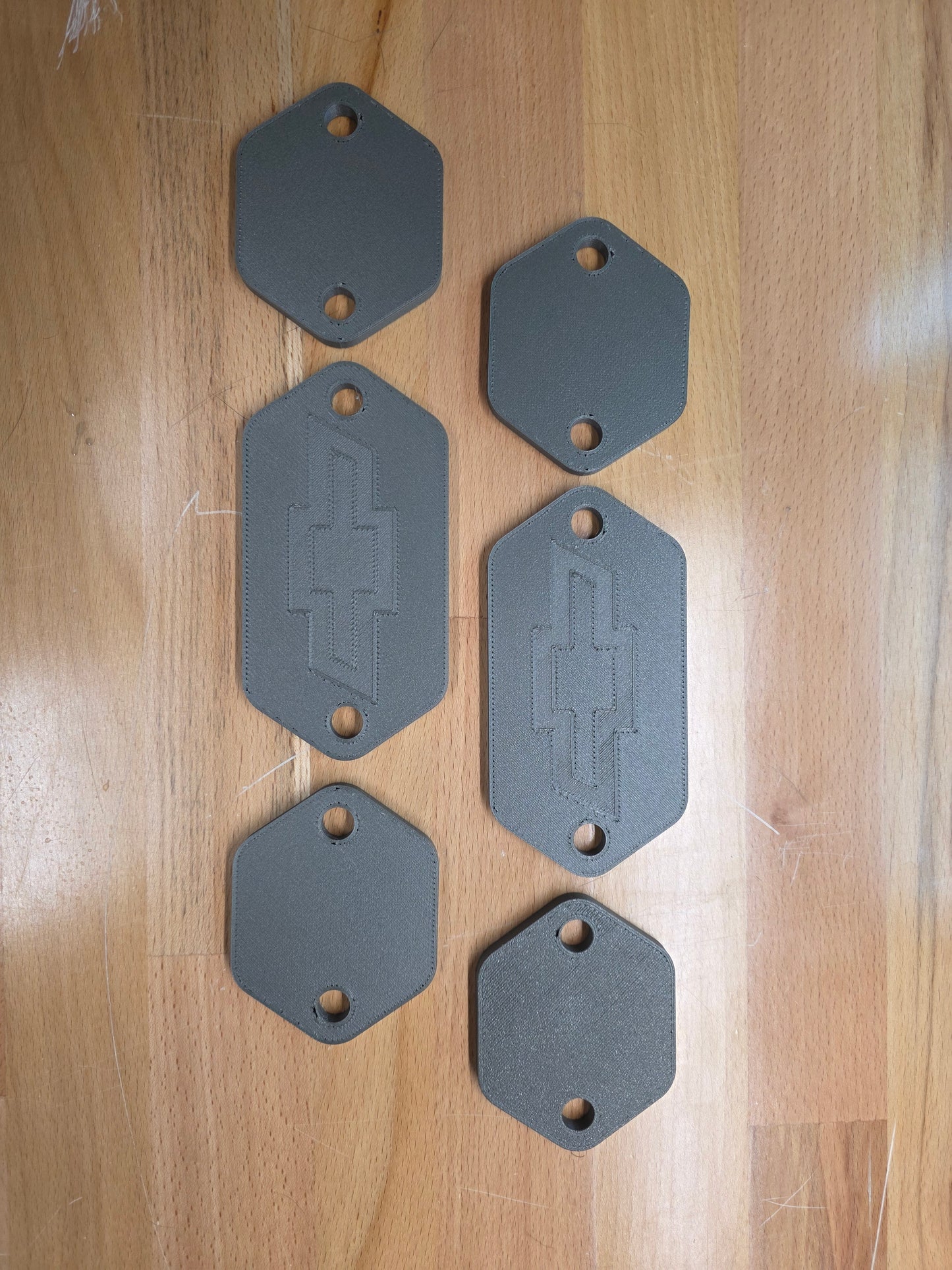 SBC Block-Off kit.  (4 barrell Intake Block-Off, SBC Exhaust Block-Off's, Water Pump/Oil Pump/ Thermostat housing Block-Off's) - Carbon Fiber Reinforced