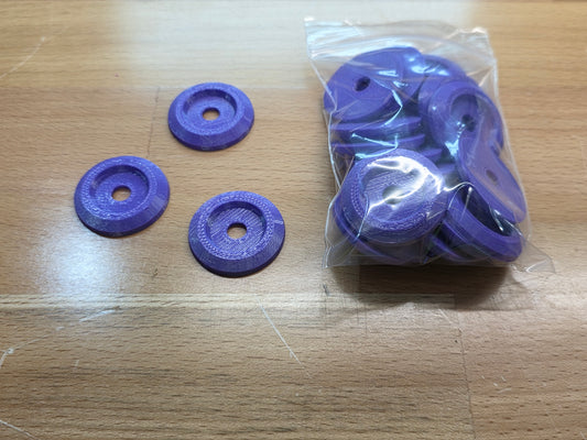 Racecar Body Bolt Washers - Purple