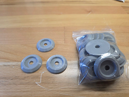 Racecar Body Bolt Washers - Gray