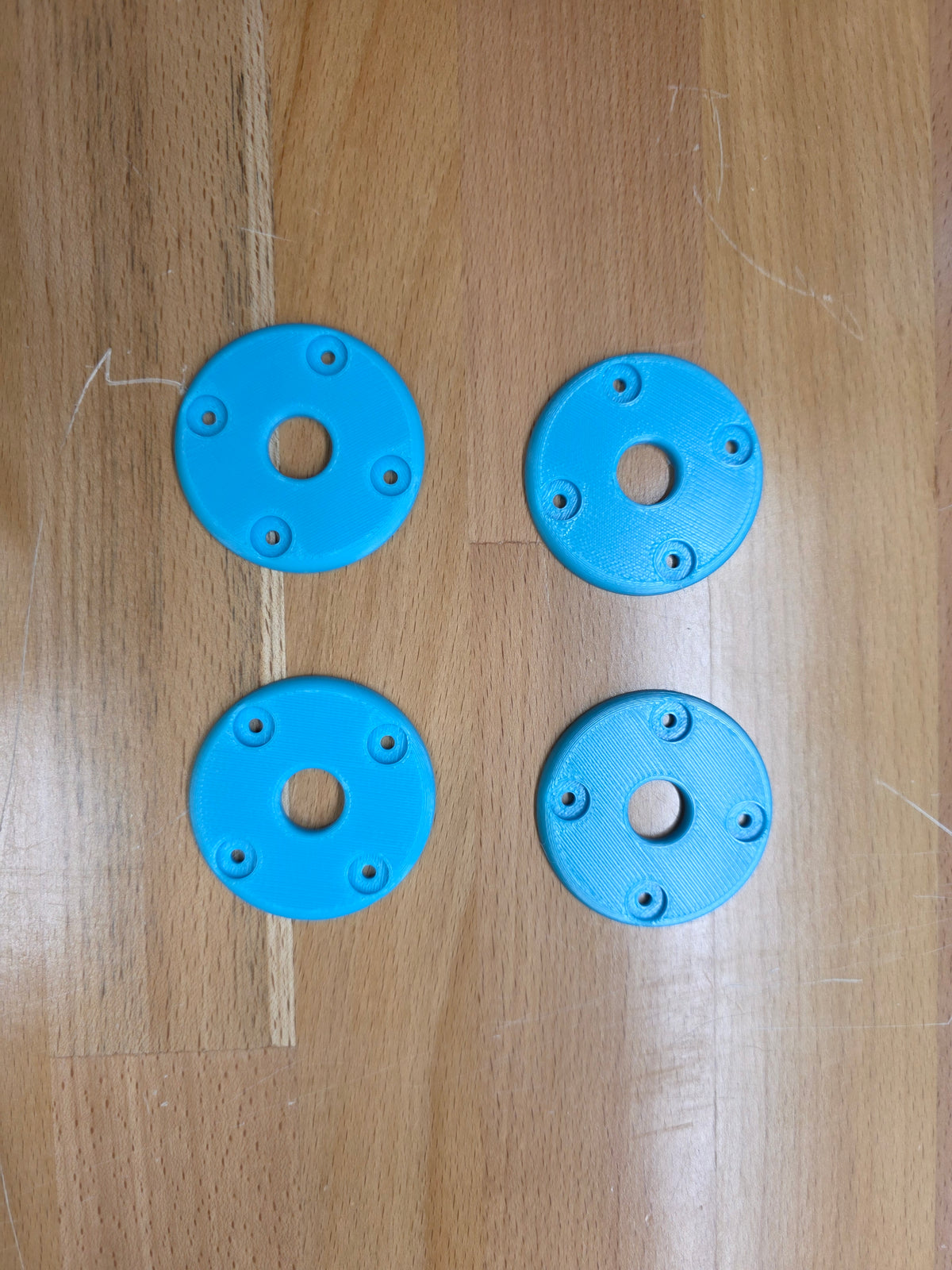 Hood Pin scuff pads - Sky Blue