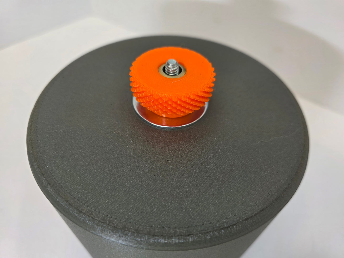 Air Cleaner Nut, for 1/4" Stud - Neon Orange