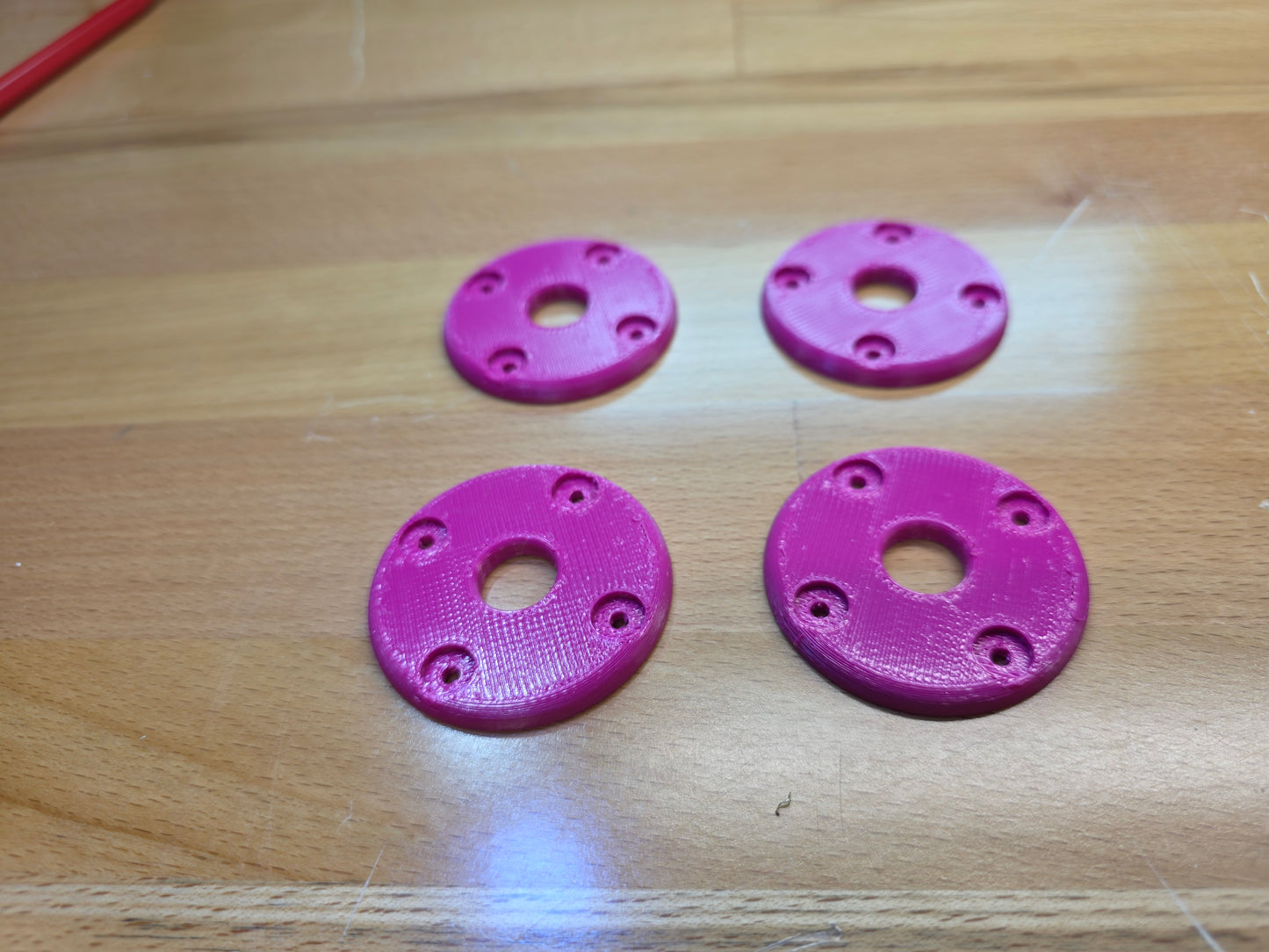 Hood Pin scuff pads - Magenta