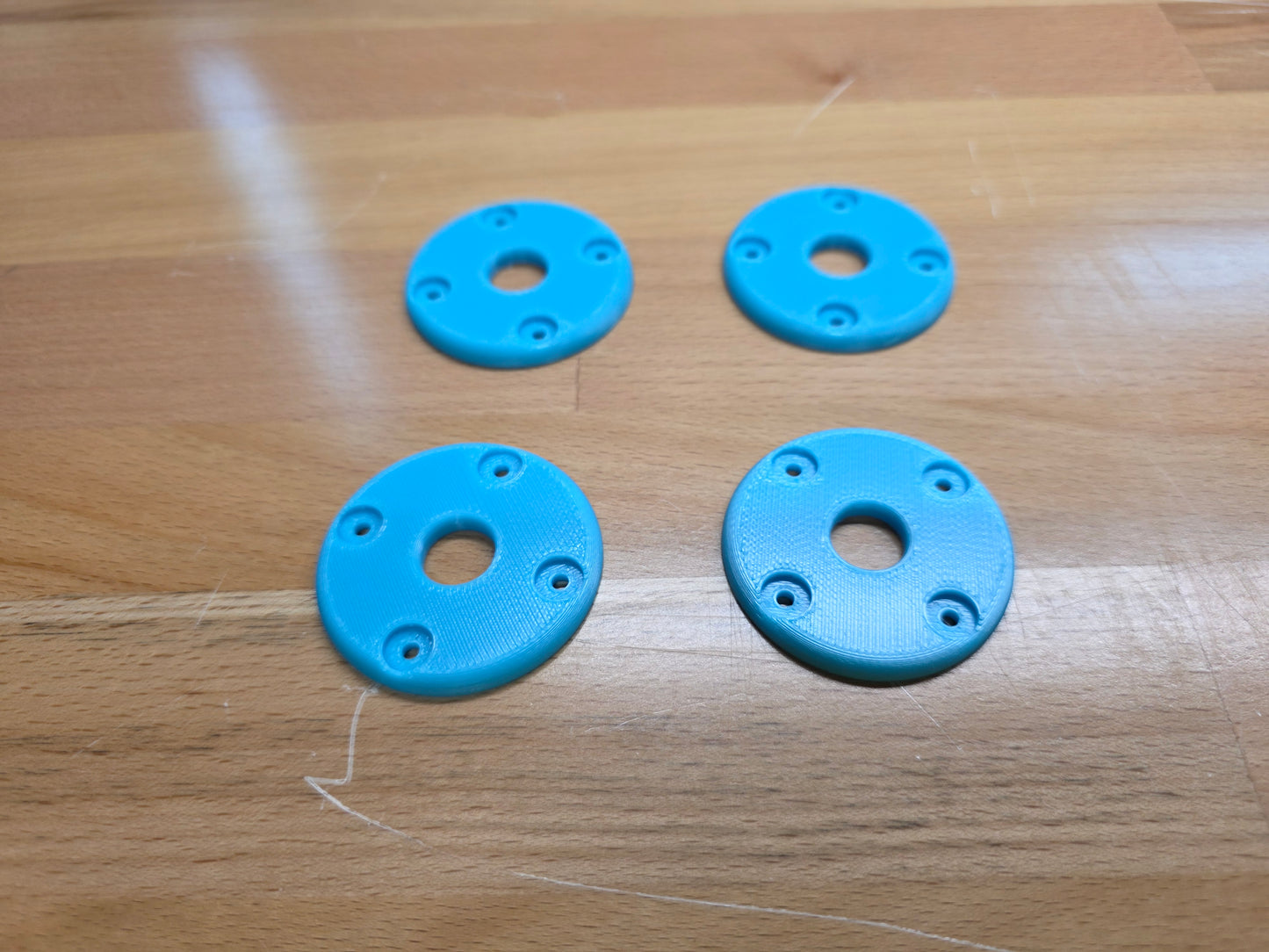 Hood Pin scuff pads - Sky Blue