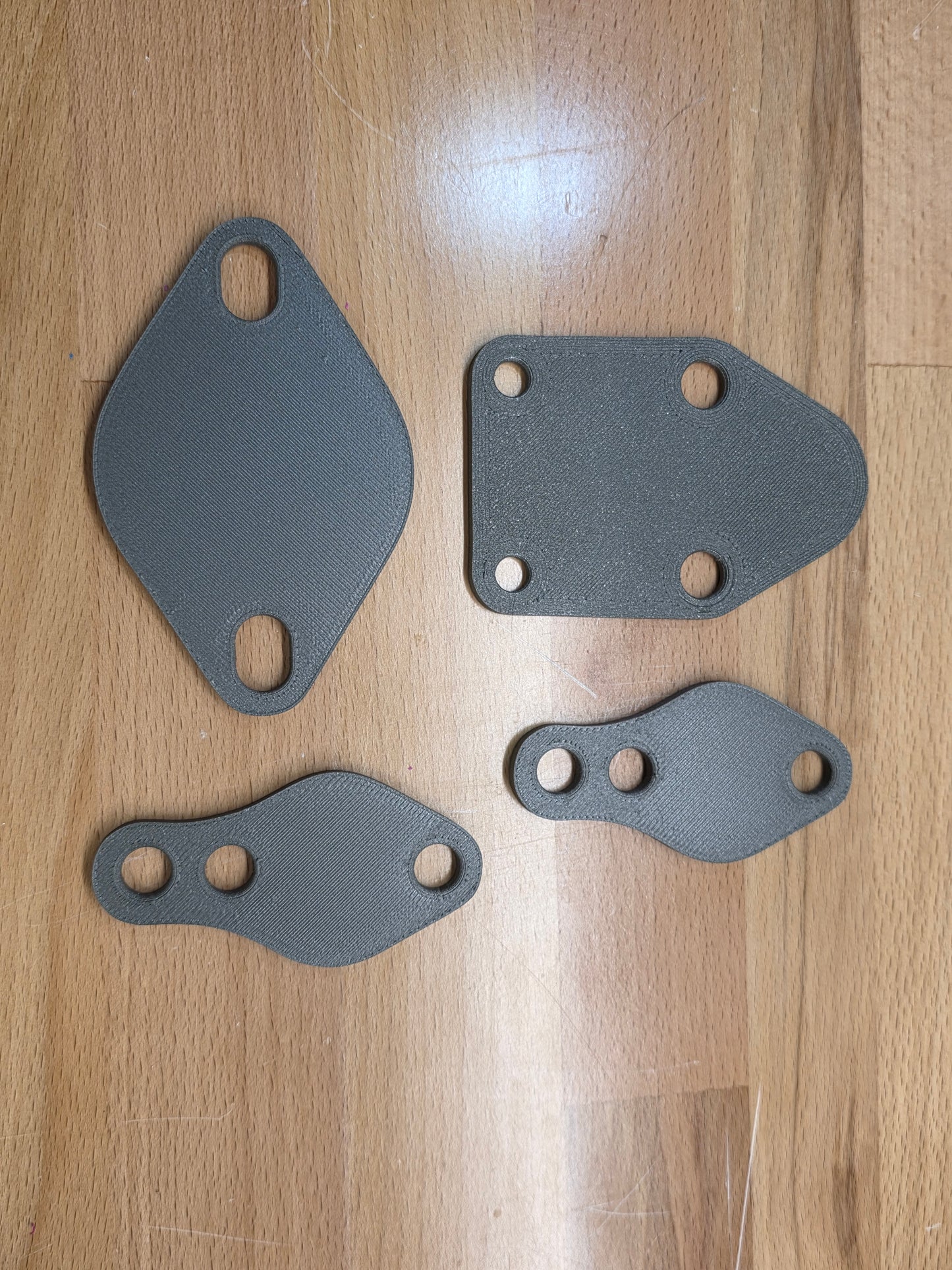SBC Block-Off kit.  (4 barrell Intake Block-Off, SBC Exhaust Block-Off's, Water Pump/Oil Pump/ Thermostat housing Block-Off's) - Carbon Fiber Reinforced