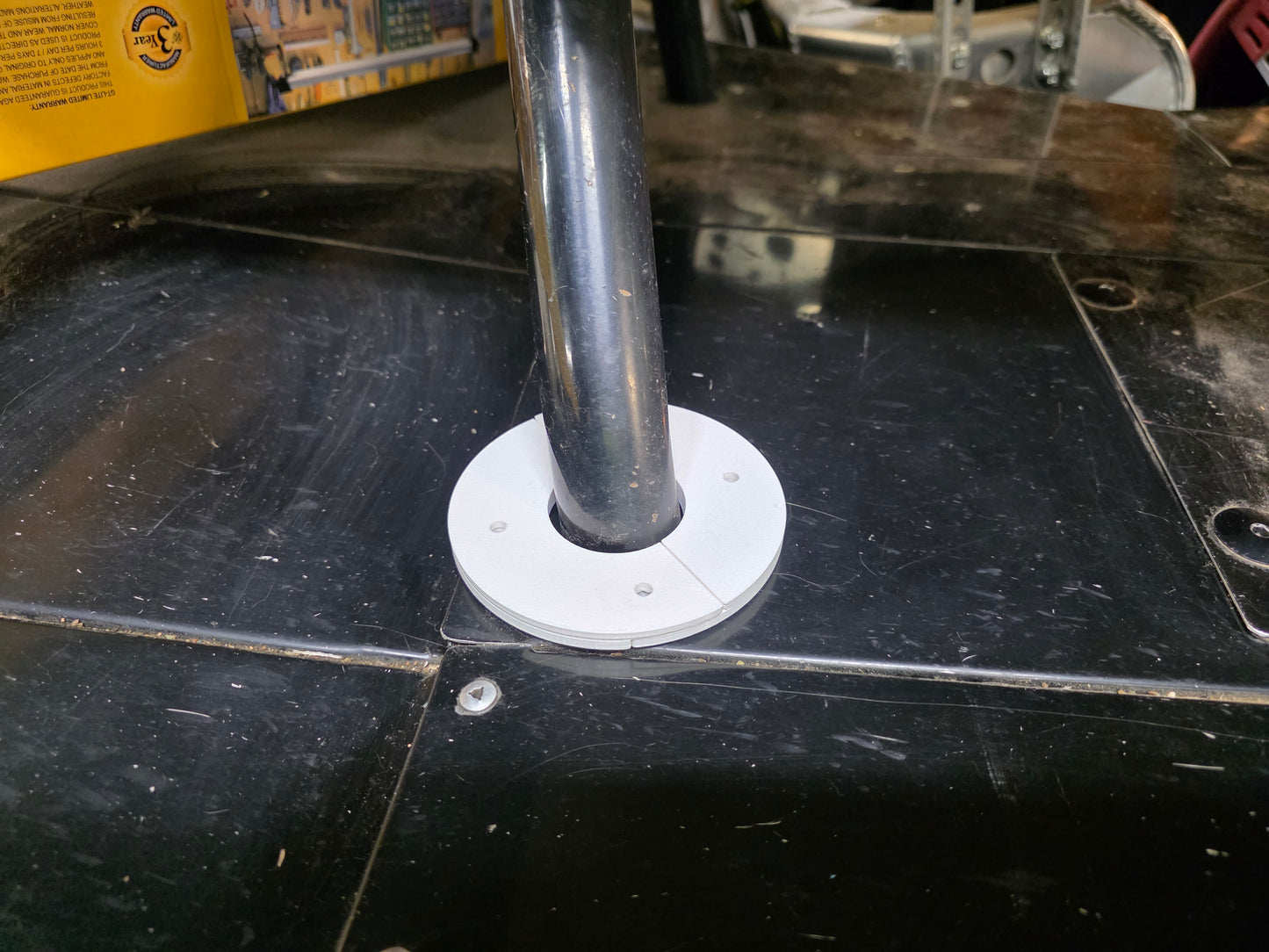 Decking 1.5" Tube Covers - 70° White