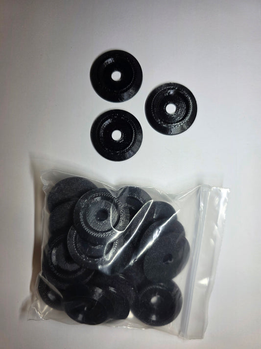 Racecar Body Bolt Washers - Black