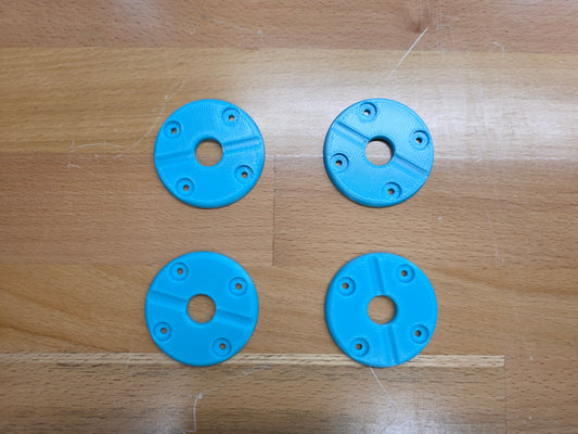 Hood Pin scuff pads with pin channel - Sky Blue