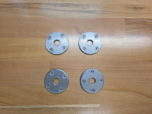Hood Pin scuff pads -  Metallic Silver