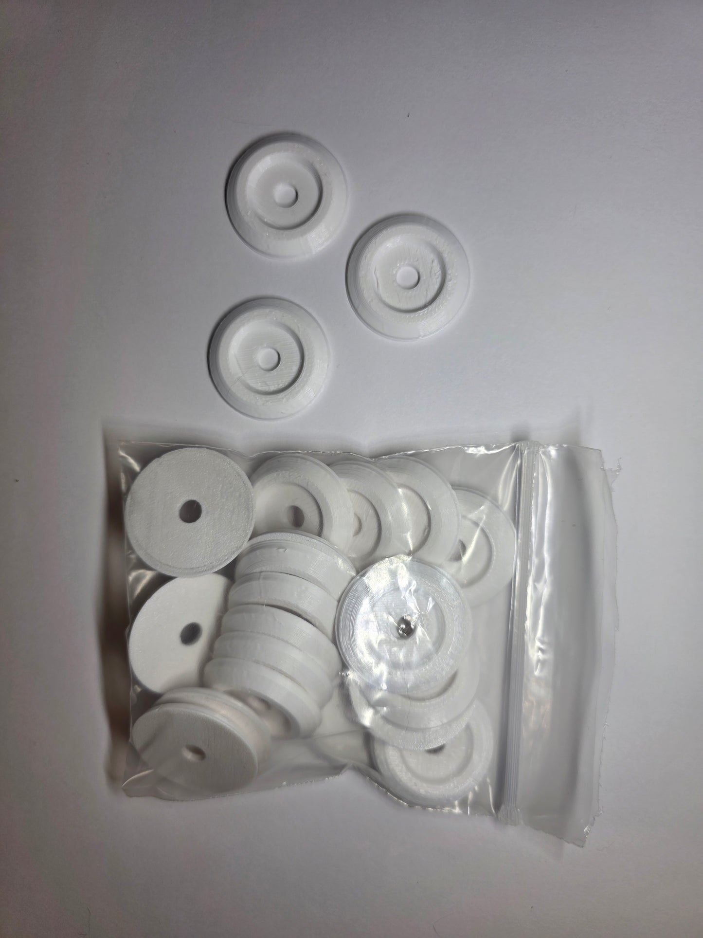 Racecar Body Bolt Washers - White