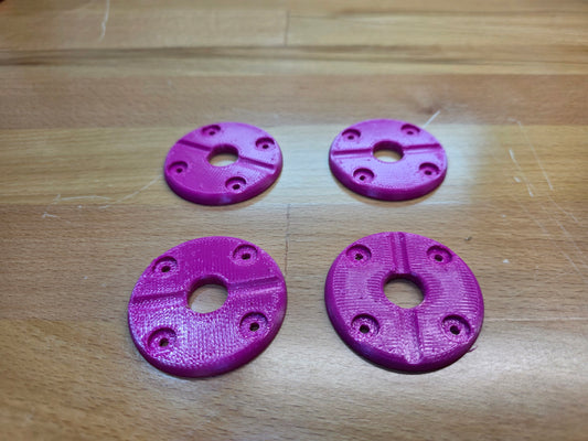 Hood Pin scuff pads with pin channel - Magenta